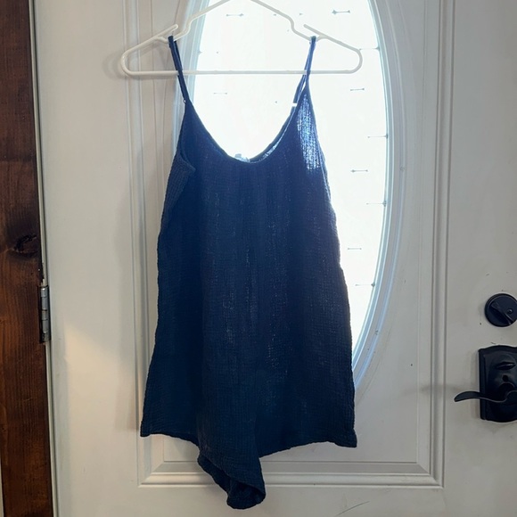BUCKET LIST Muslin Trendy Summer Romper Womens Size Small - Picture 1 of 6